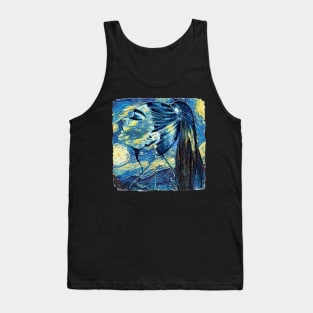 Girl Van Gogh Style Tank Top